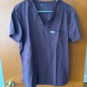 Figs Plum/Brown M Scrub Set FreeX Fabric